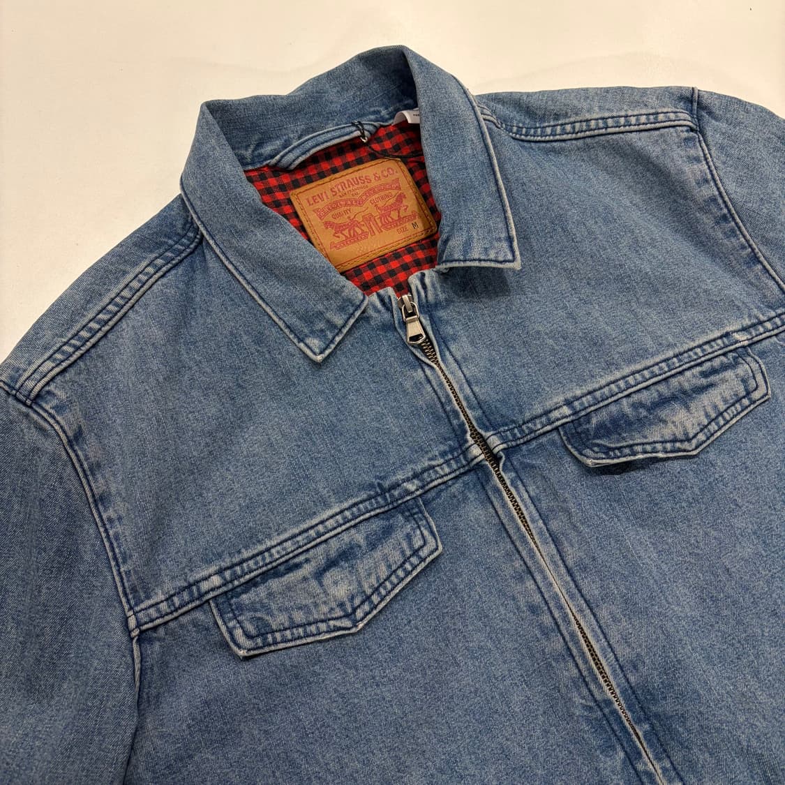 [M] 리바이스 블루종 헤링턴 트러커 데님 자켓 B970 상품이미지3