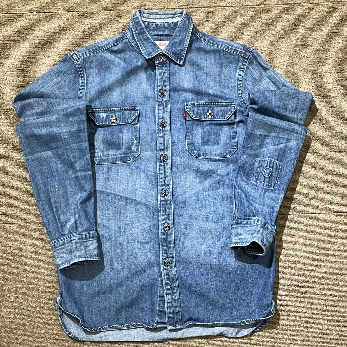 (S) Levi's 리바이스 코튼 데님 셔츠 상품이미지2