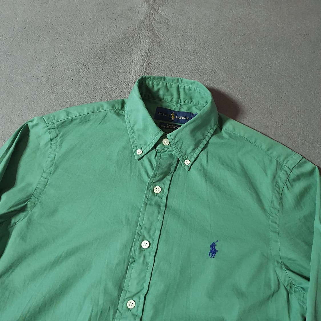 폴로 클래식핏 가먼트다이 트윌 셔츠 xs 상품이미지3