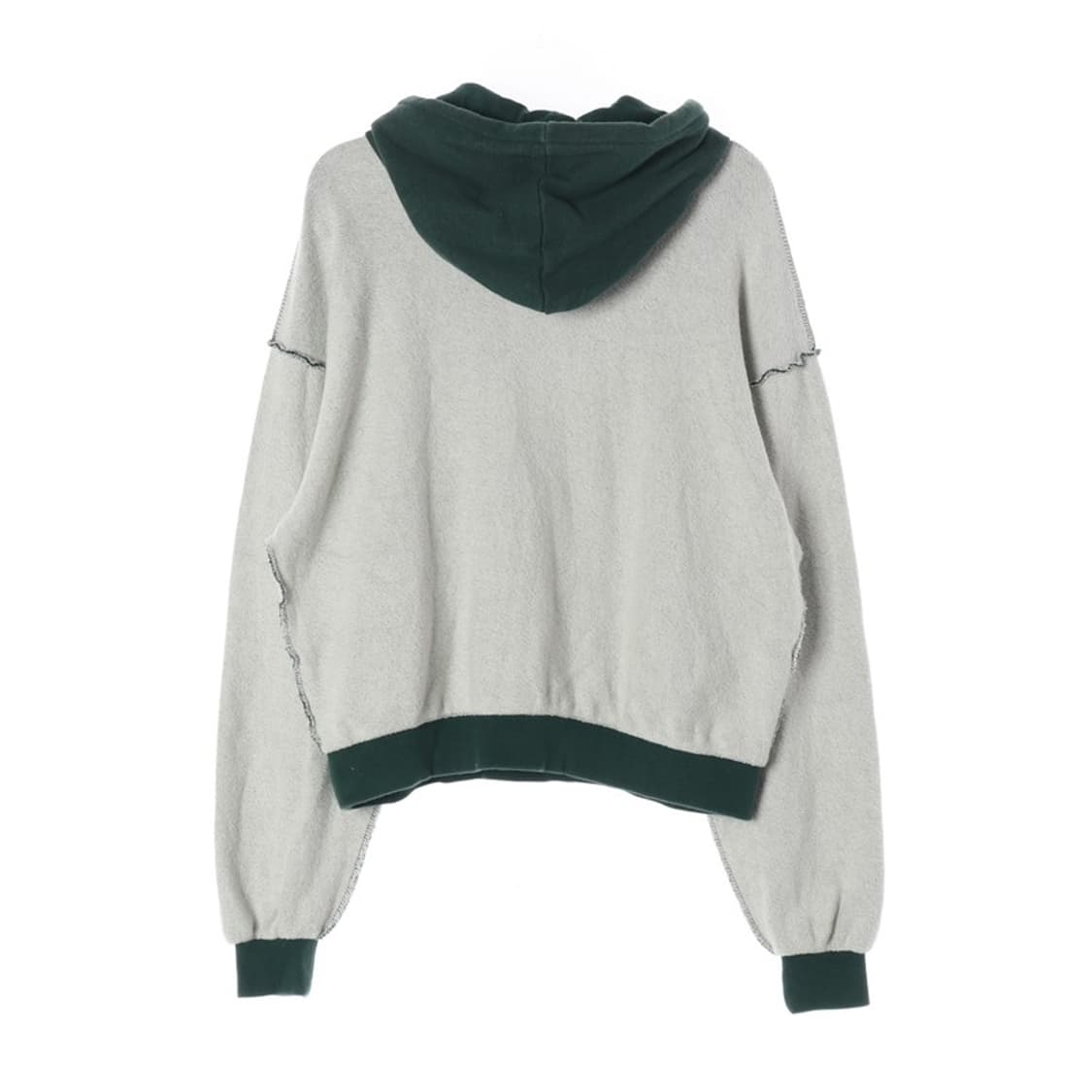 인스턴트펑크 그린 오버핏 자수 후드티 3 상품이미지2