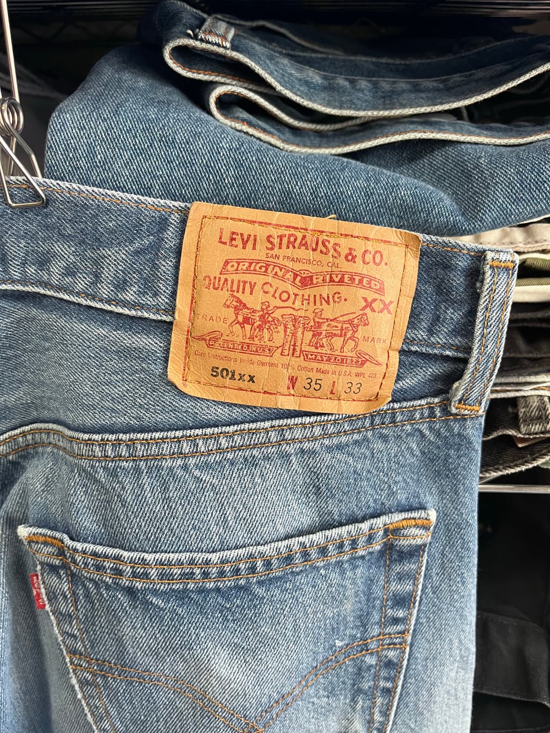90s usa levis 501xx(블랭킷 스티치) 상품이미지8