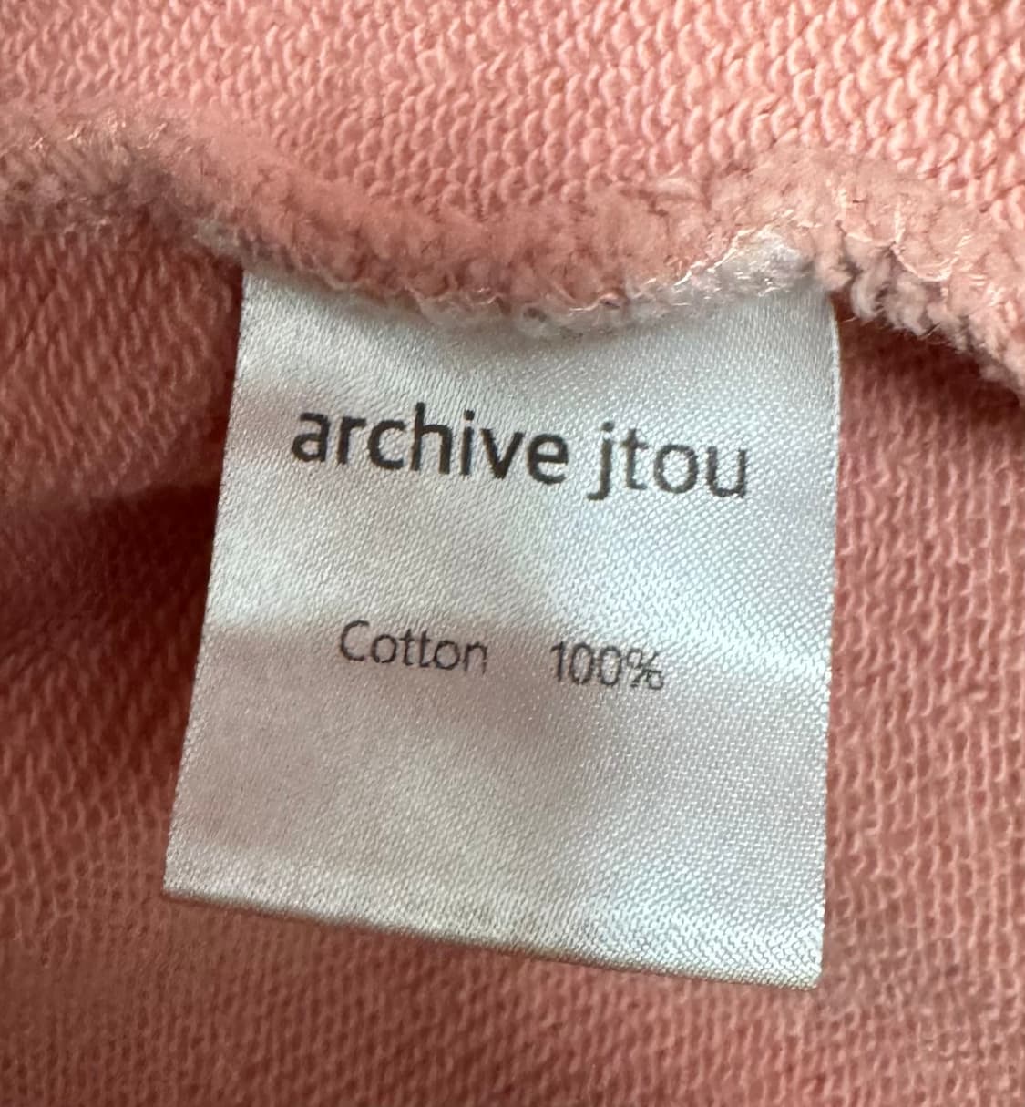 아카이브제이투유 핑크 맨투맨 상품이미지9