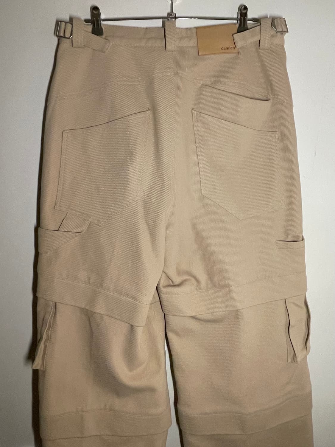 카미엔 타이탄 배기 팬츠 베이지 (3사이즈) 상품이미지3