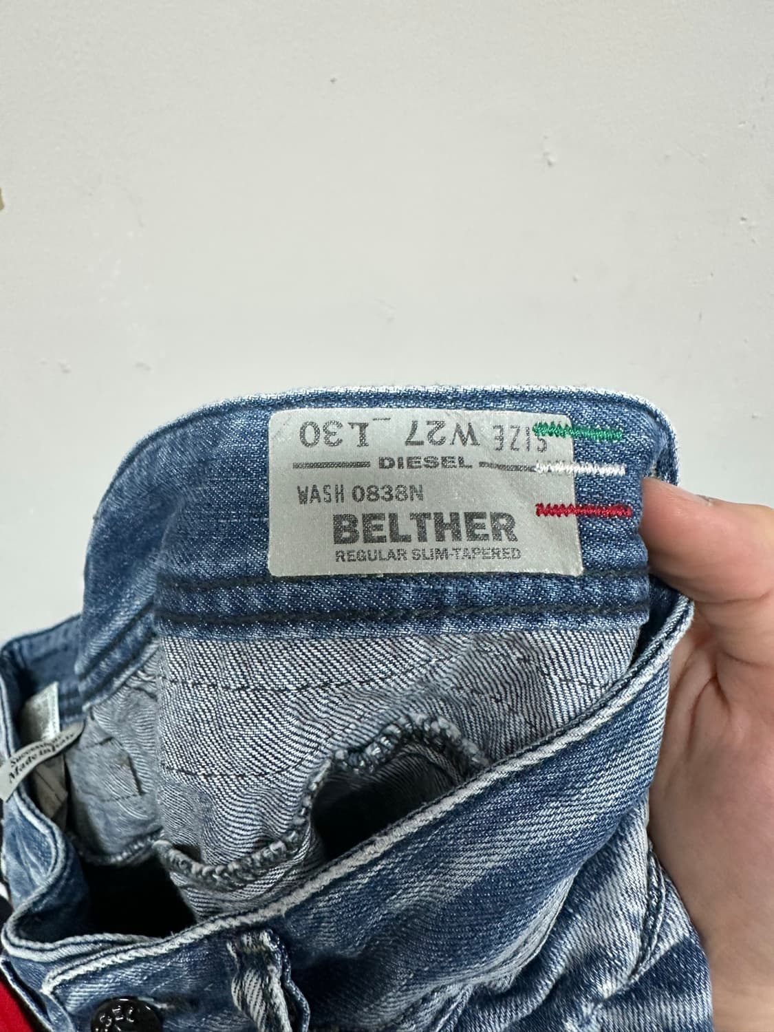 디젤 BELTHER 0838N 데님팬츠 상품이미지4