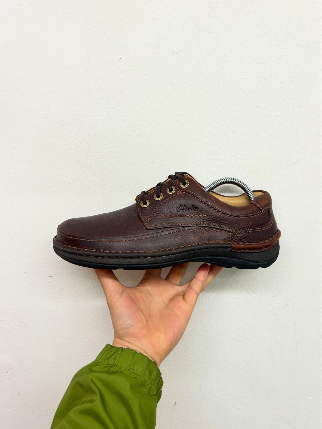 Clarks 클락스 브라운 가죽 구두 255 상품이미지1