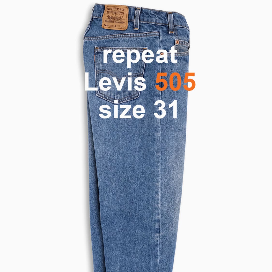 리바이스 505 오렌지탭 31 사이즈 OR5053319 상품이미지1
