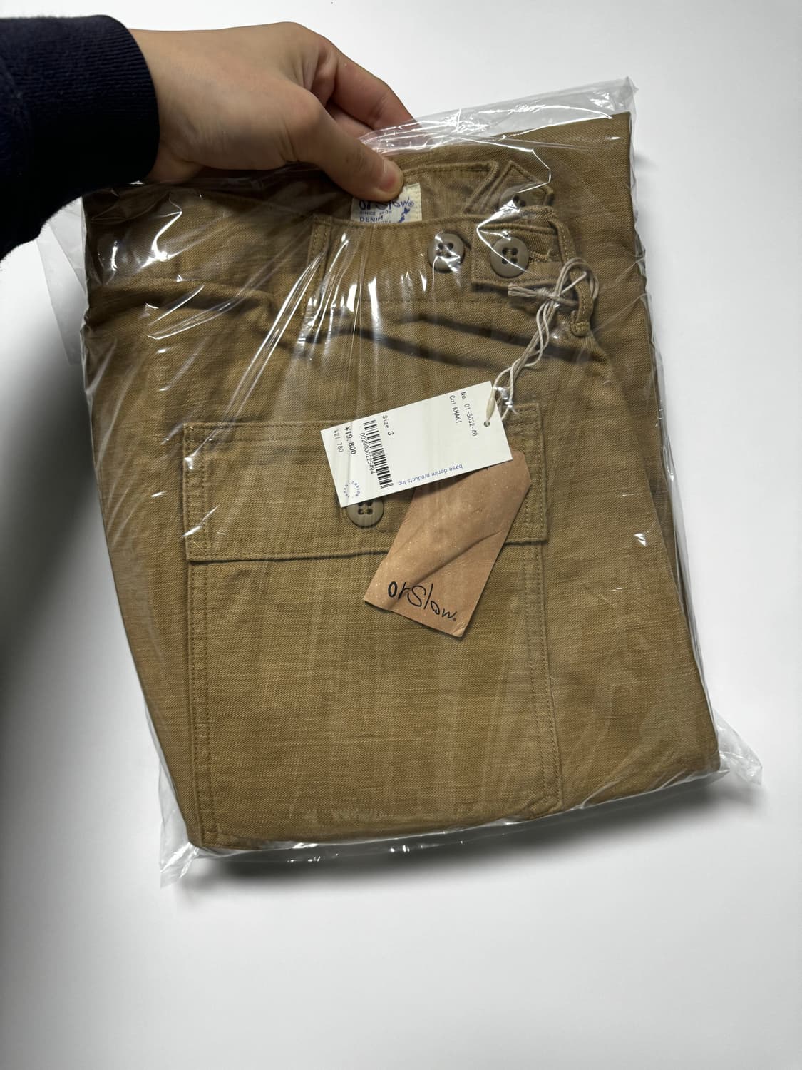 오어슬로우 퍼티그 레귤러 카키 3사이즈 상품이미지1