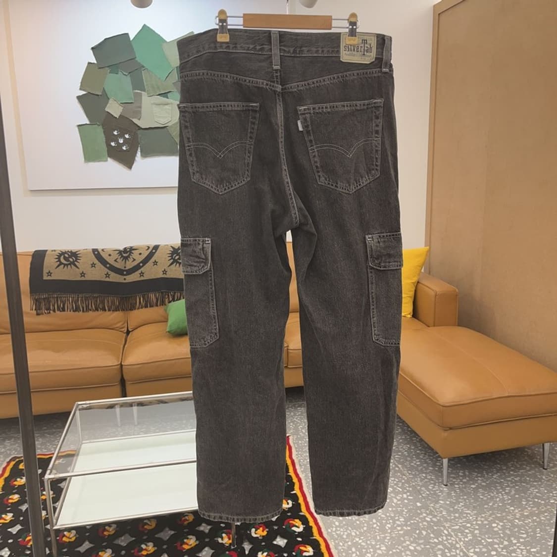 리바이스 실버탭 스트릿 힙합 카고 데님팬츠 32인치 C07105 상품이미지4