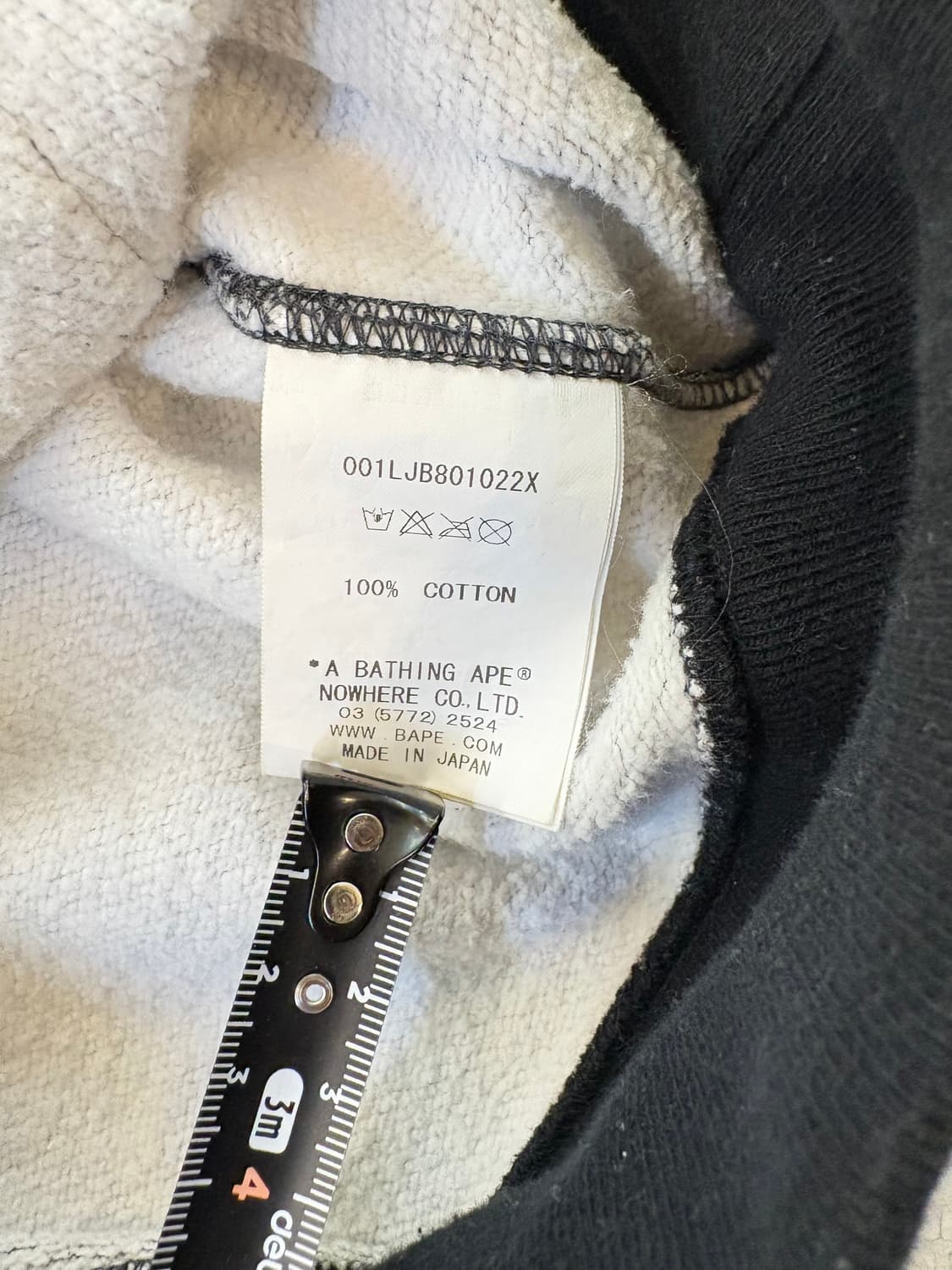 베이프 샤크 풀집 후디 – 그레이 ABC 카모 상품이미지5