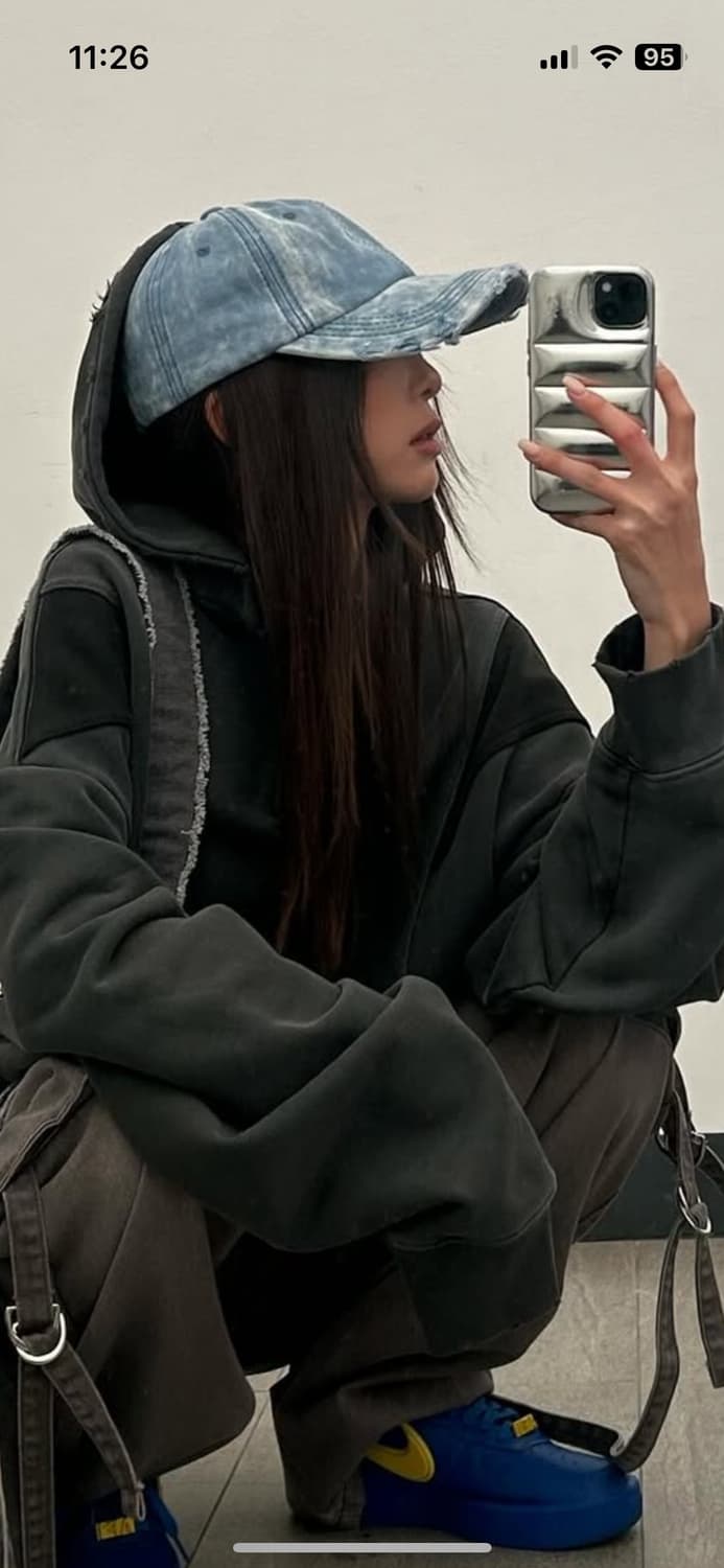 Yeel Leey 데님 모자 상품이미지1