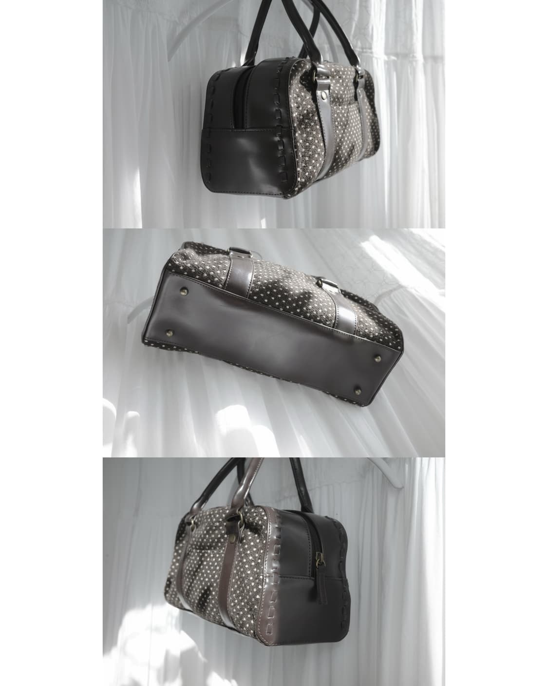 Brown dot square bag 상품이미지3