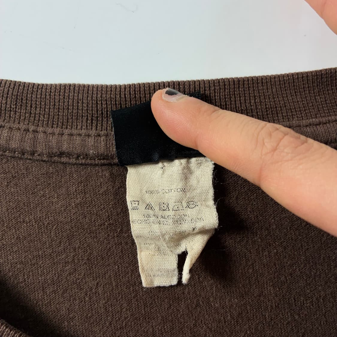 Oakely  오클리 90,s 코튼 아카이브 써클 브라운 반팔 티셔츠   상품이미지5