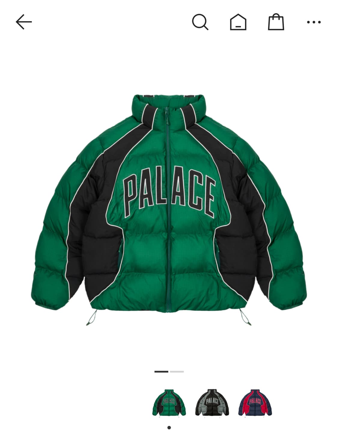 [xl]팔라스 스포츠 밋 푸퍼 그린 블랙 상품이미지1