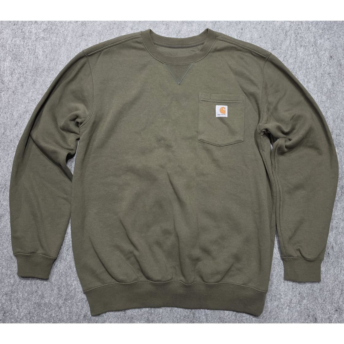 칼하트 크루넥 포켓 스웻셔츠 맨투맨 모스 오리지날핏 M 상품이미지1
