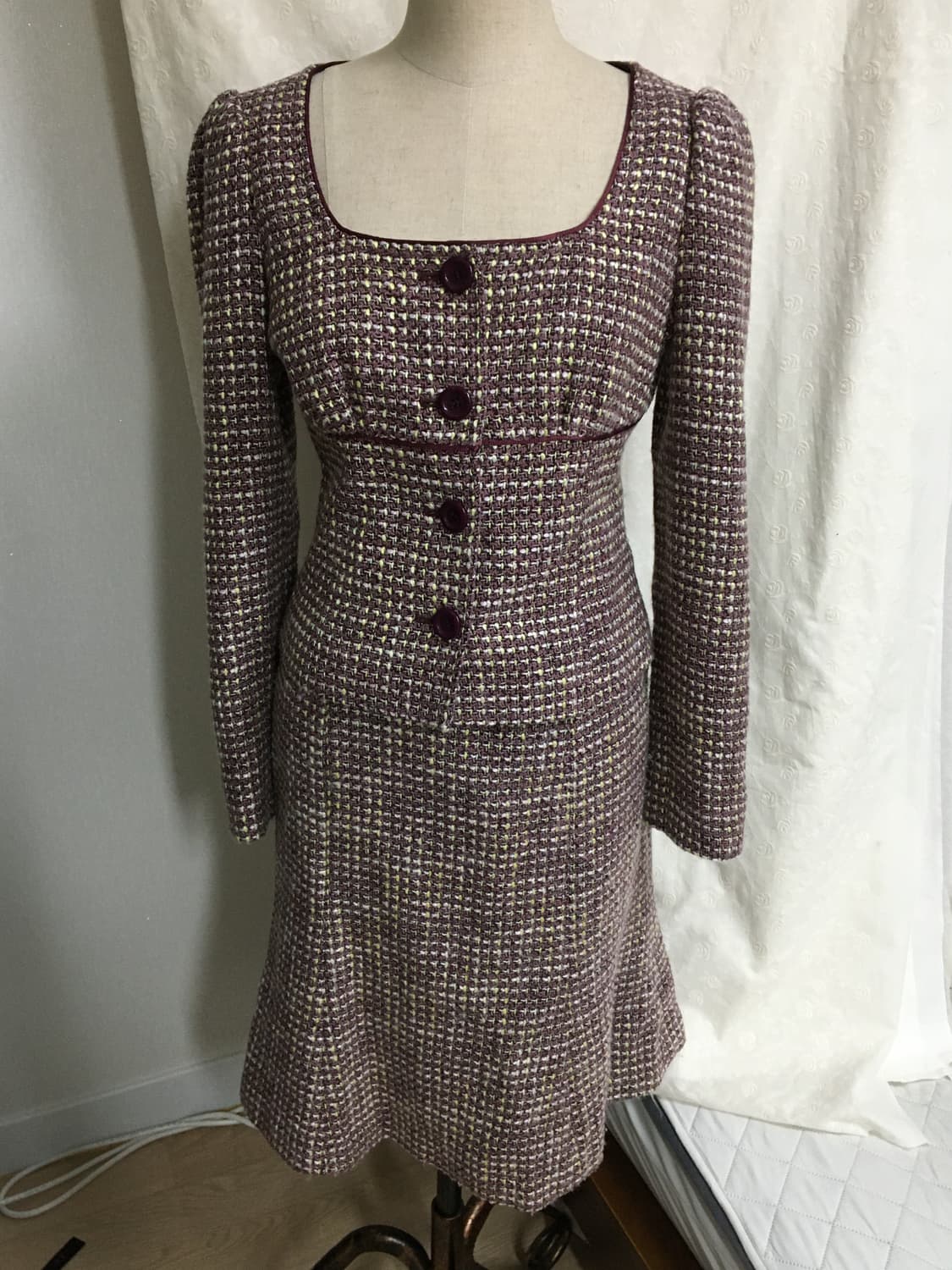 트위드 셋업 상품이미지2