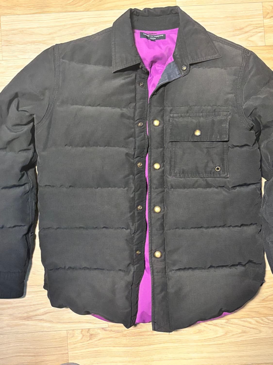 꼼데가르송 옴므 셔츠 패딩 xs 상품이미지1