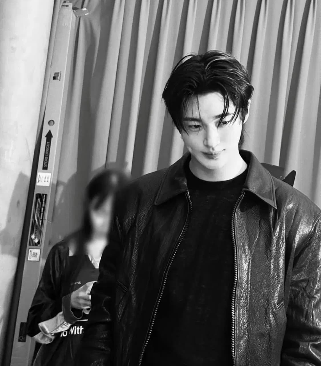 [XL] 렉토 벤 크링클 레더 가죽 점퍼 자켓 블랙 상품이미지2