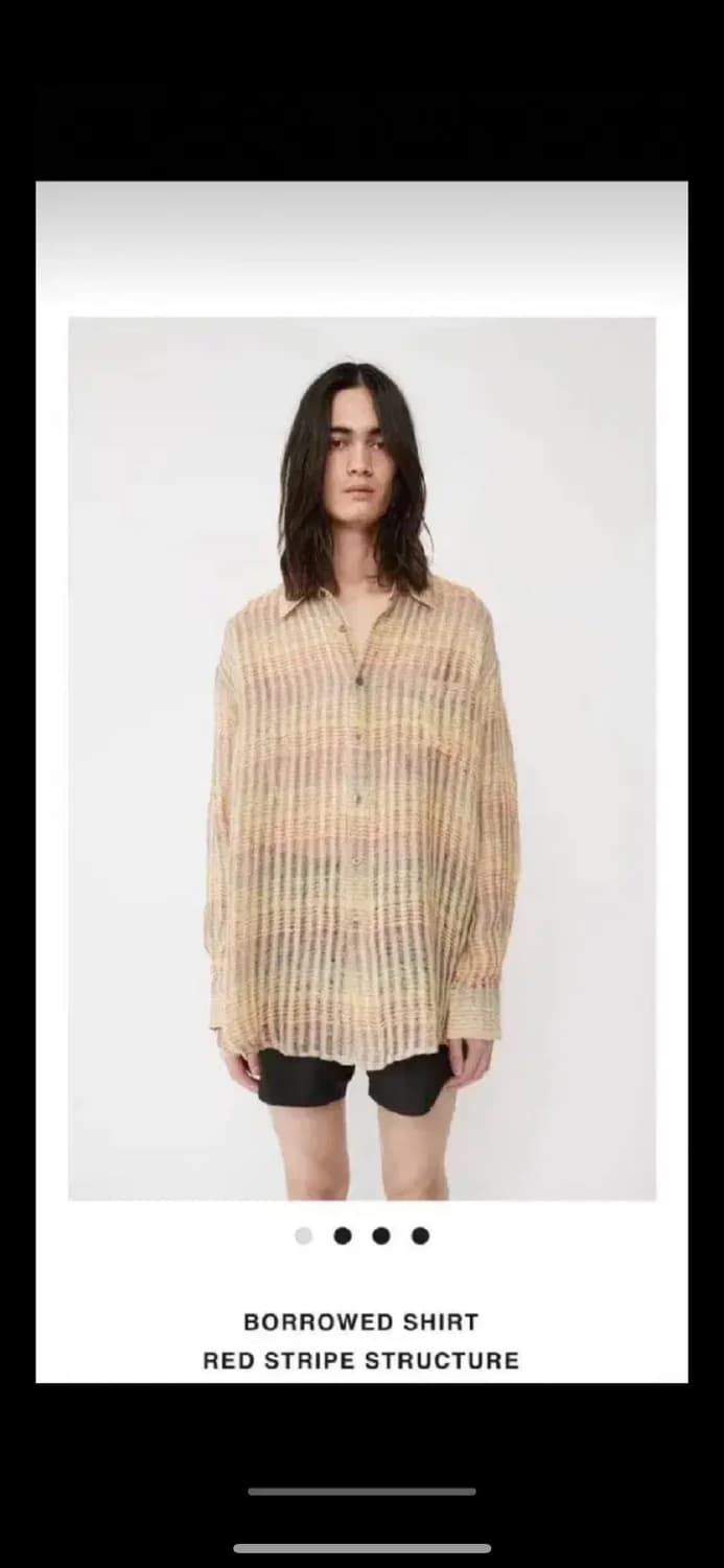 아워레가시 버로우드 셔츠 46size 상품이미지1