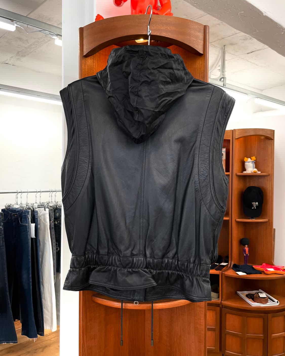 [34] See by Chloe 끌로에 후드 레더 베스트 상품이미지3