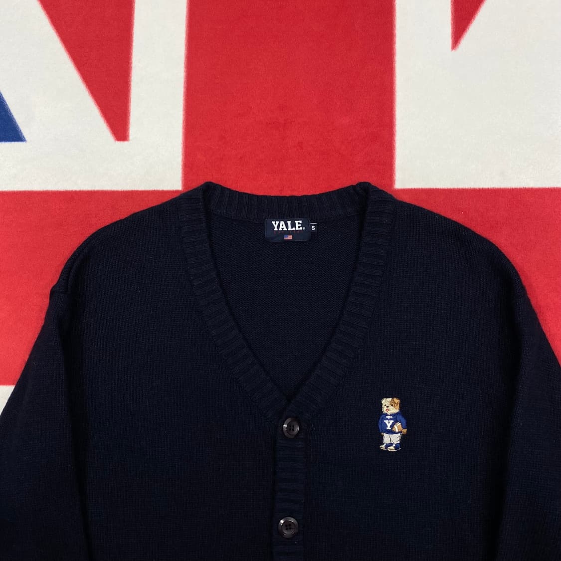 예일 가디건 S 실측M-L 상품이미지3