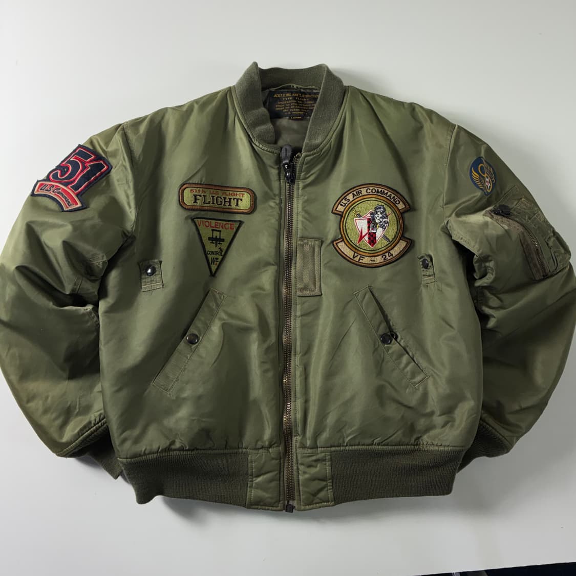 Camouland  카모랜드 밀리터리 USA 00,s 플라이트 자켓 상품이미지3