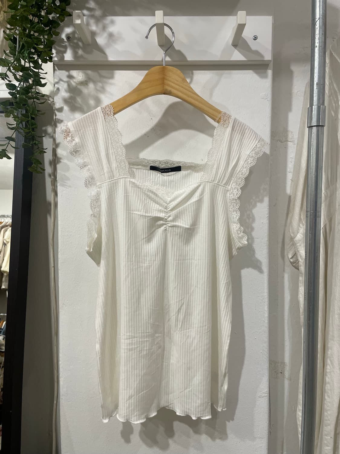 lace sleeveless + crochet top 상품이미지6