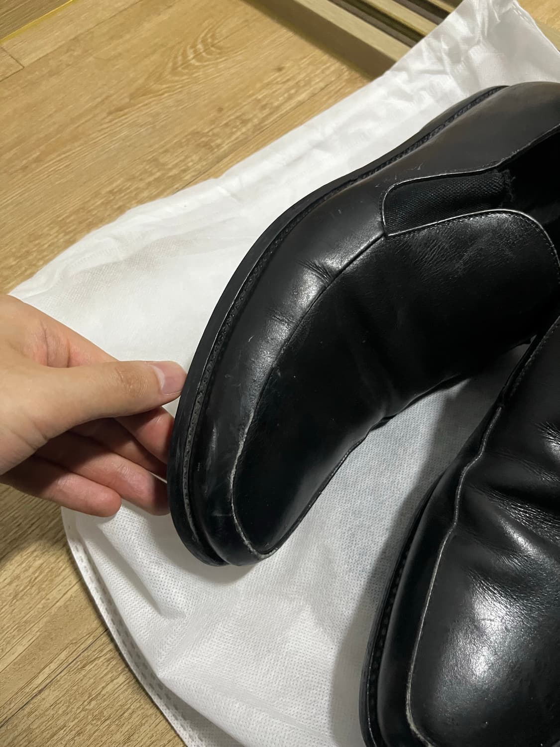 프라다 레더 로퍼 상품이미지5