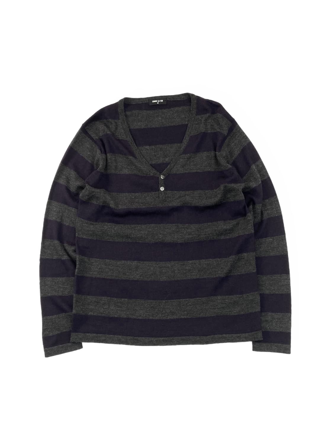 Comme Ca Ism stripe henry neck Tee 상품이미지2