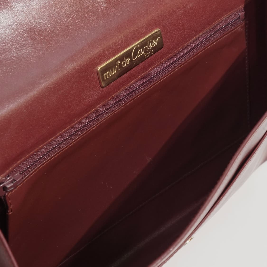 80s 까르띠에 보르도 클러치 백 상품이미지9