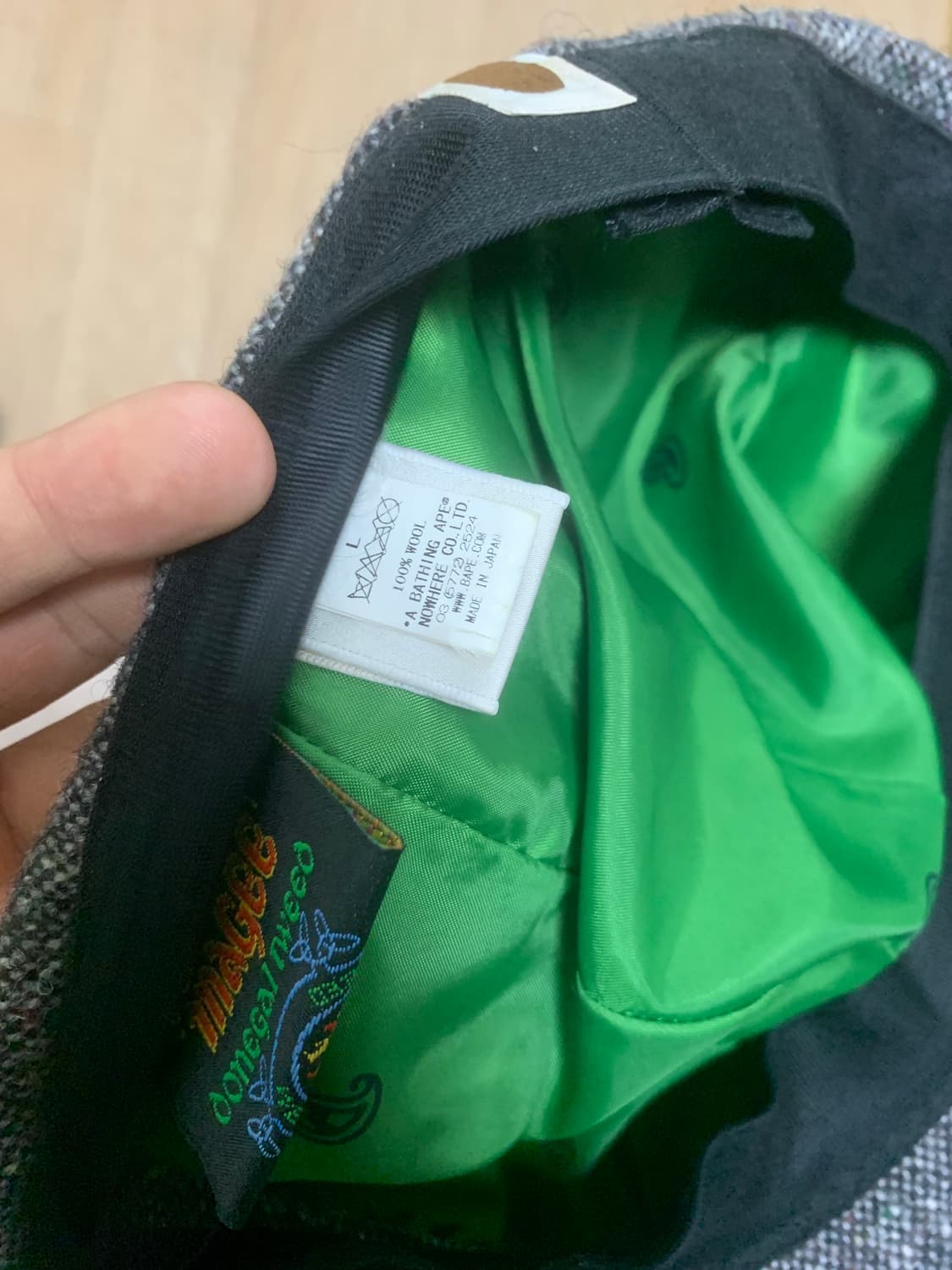 베이프 A Bathing Ape BAPE 뉴스보이 캡 모자 상품이미지4