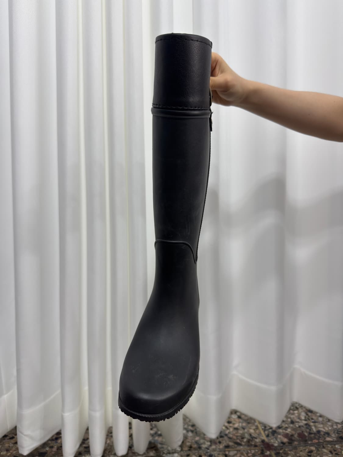 benetton leather detail rain boots 상품이미지2