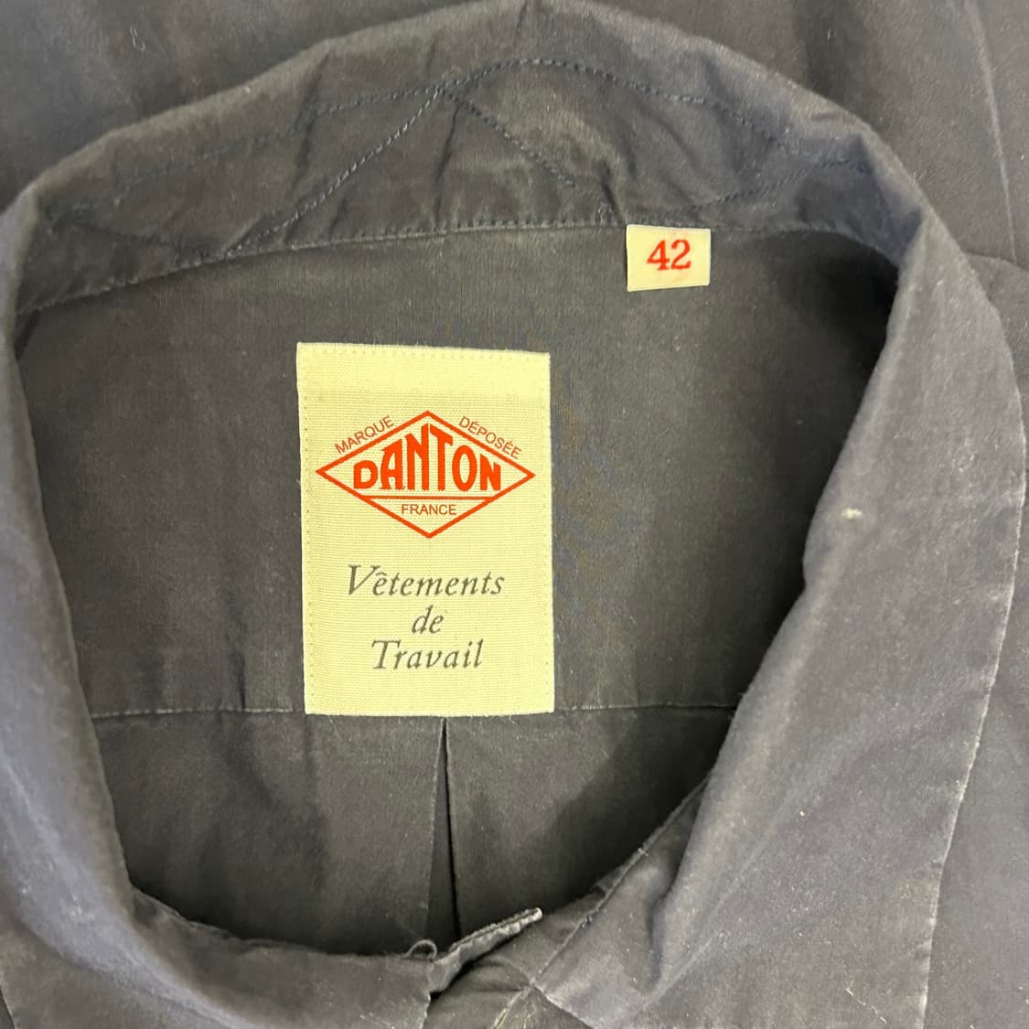 🫶🏻 단톤 네이비 반팔 셔츠 🫶🏻 상품이미지4