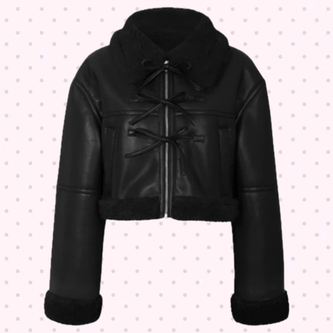 페인오어플레져 무스탕 검정 상품이미지1