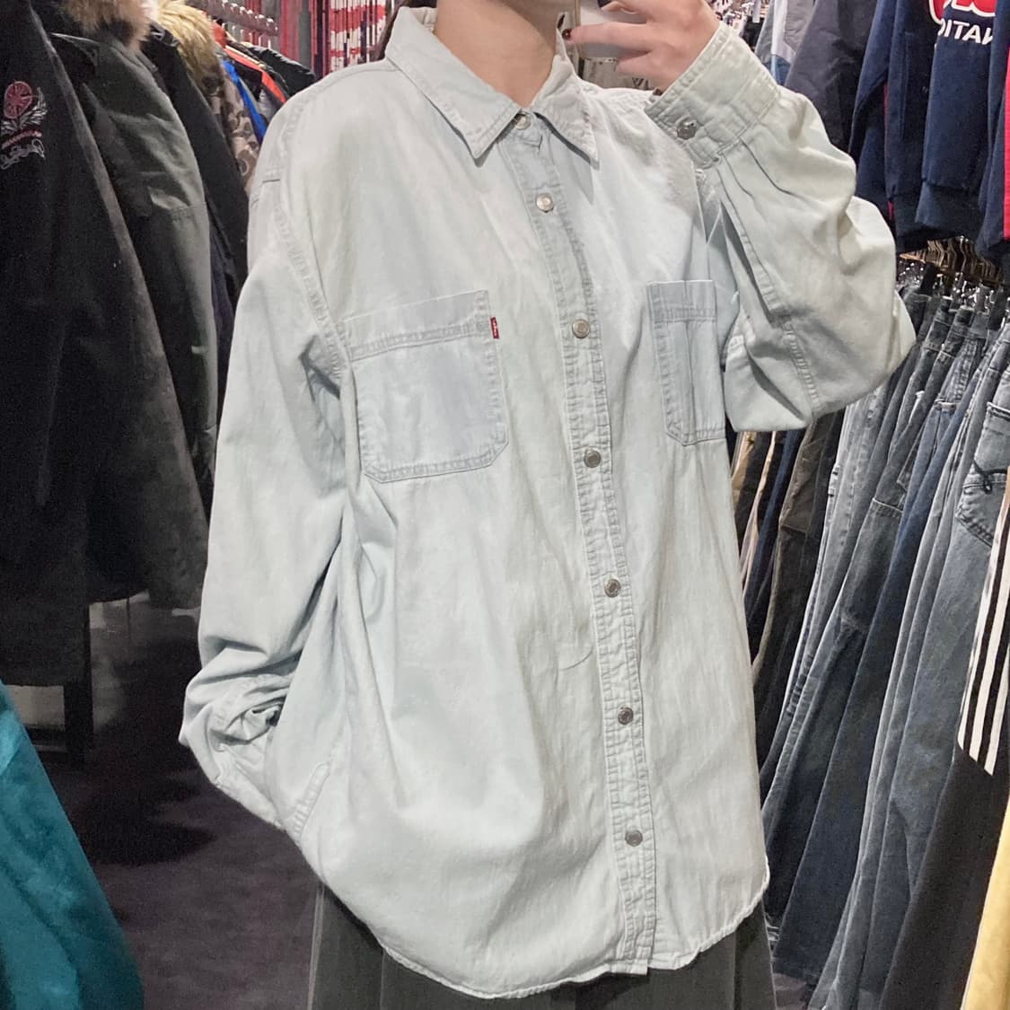 [IM] 리바이스 연청 데님 셔츠 상품이미지2