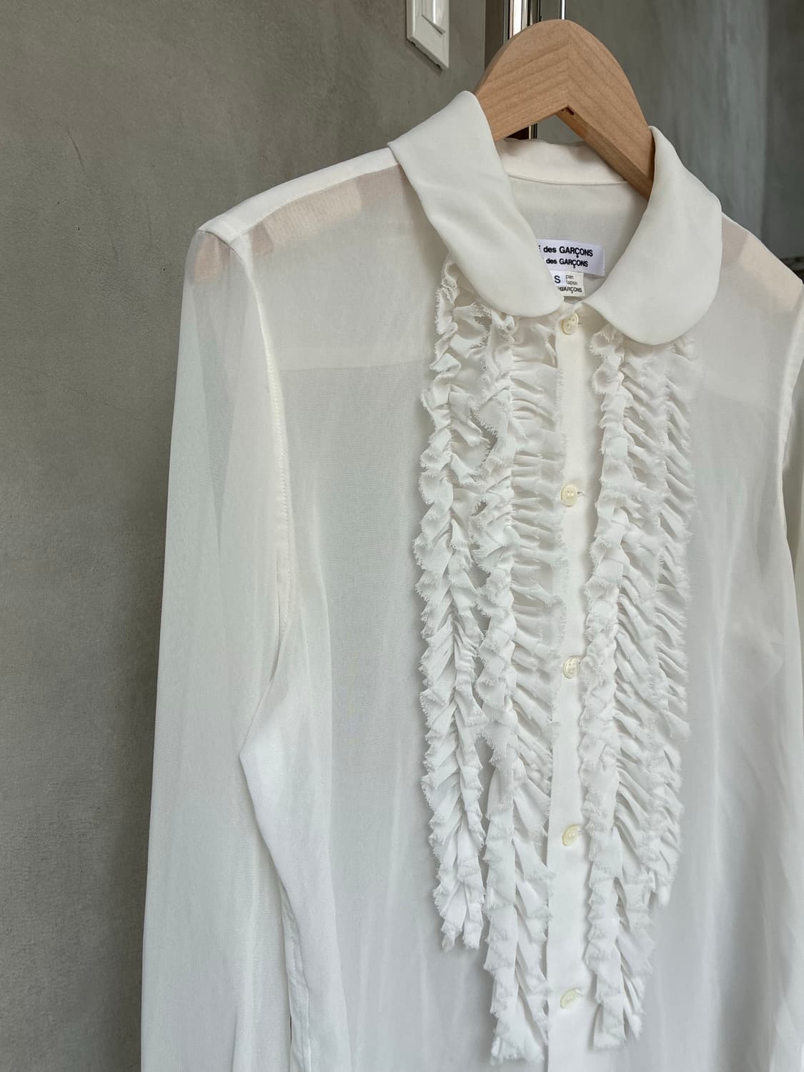 꼼데가르송 프릴 셔츠 상품이미지2