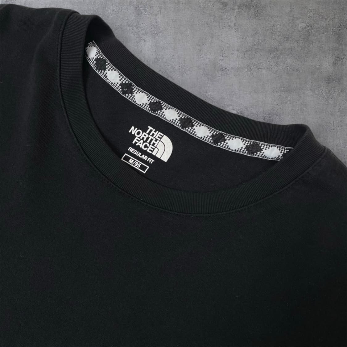 노스페이스 블랙 로고 롱슬리브 긴팔 티셔츠 M(95) 상품이미지3
