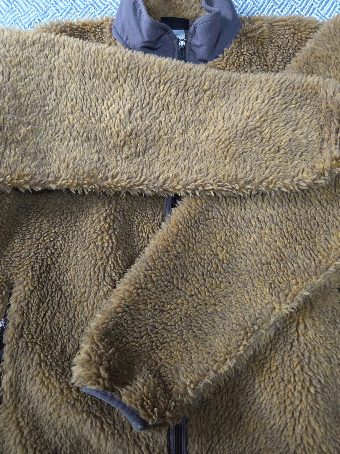 (XL)파타고니아 Mexico 딥파일 잉카골드 레트로 가디건 플리스 상품이미지4