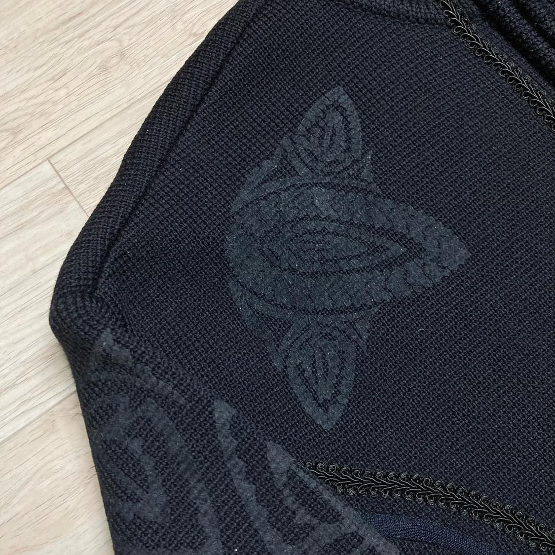 90s 장폴고티에 트라이벌 니트 자켓 상품이미지5