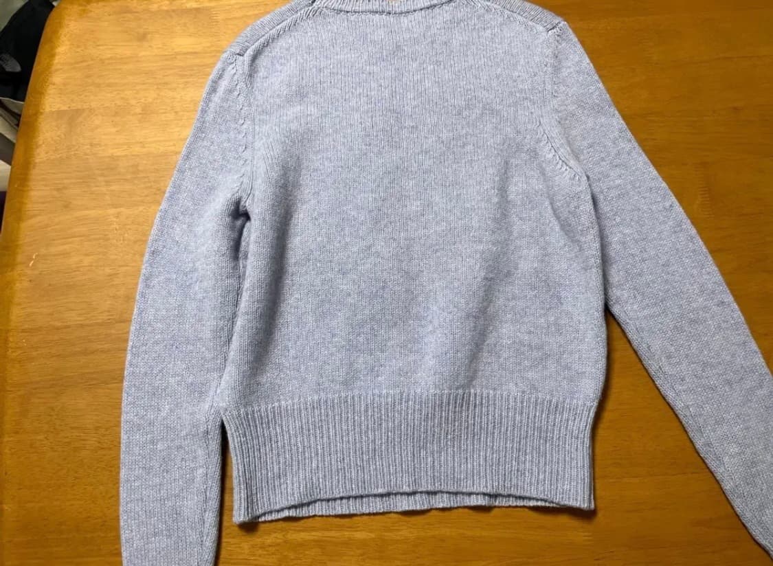 Maison Kitsune 메종키츠네 폭스헤드 비앙카블루 스웨터_XS 사 상품이미지4