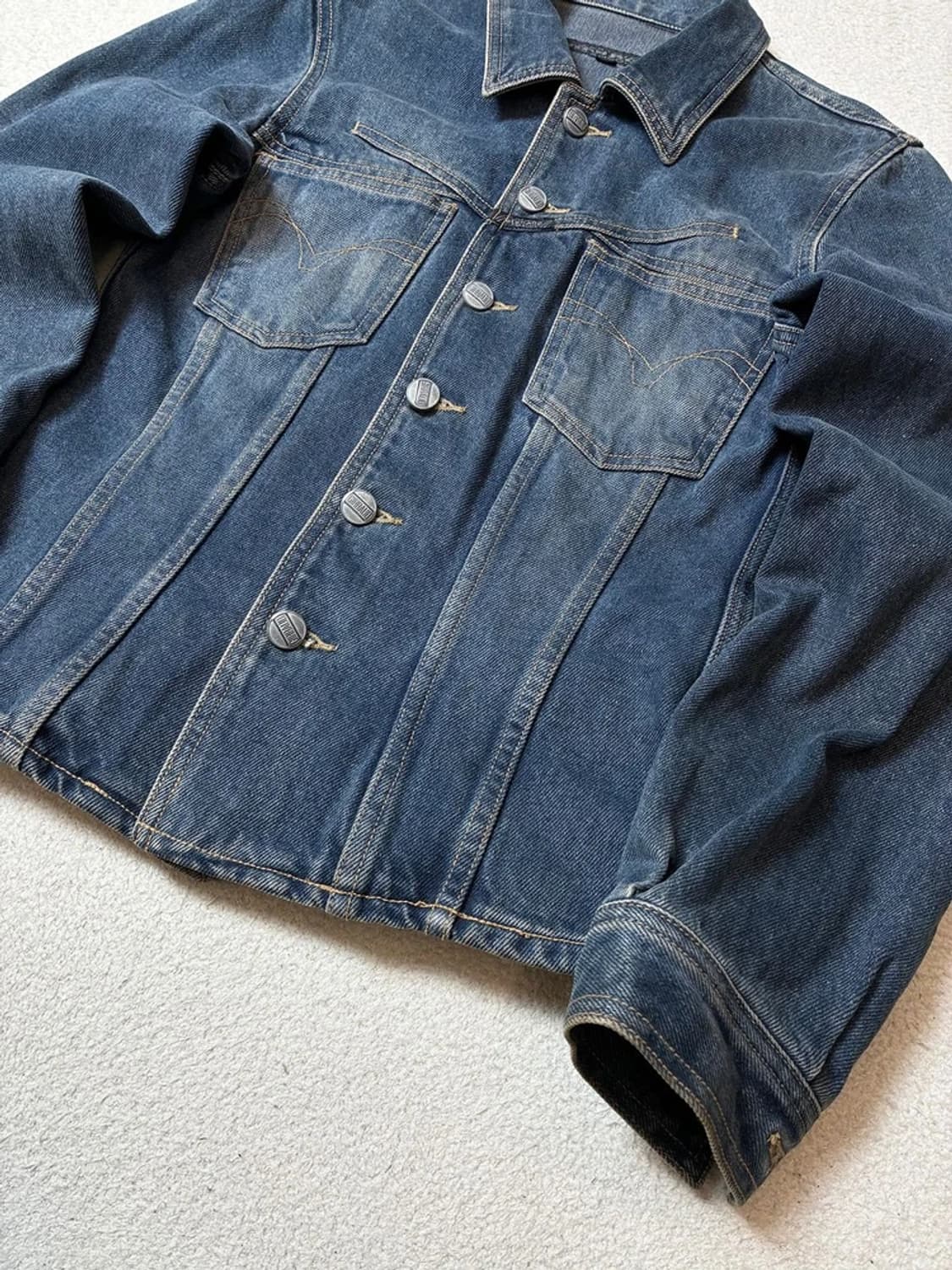 마리떼프랑소와저버 00's Y2K 긱시크 데님 트러커 자켓 PN7878 상품이미지3