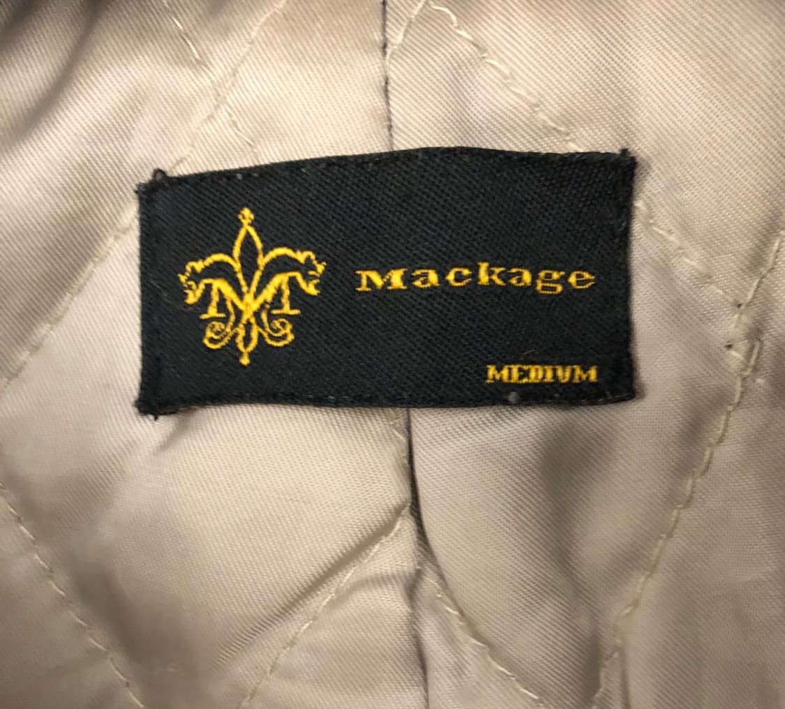 Mackage 블랙 후드 야상 자켓 M 상품이미지4