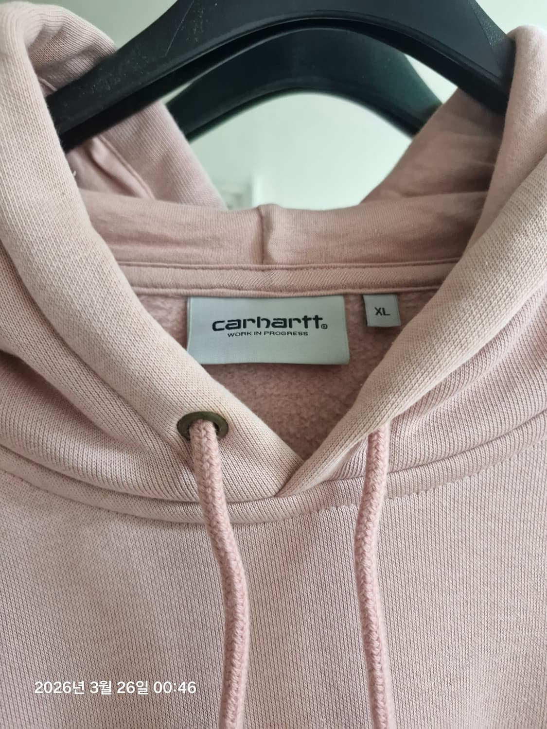 칼하트 핑크 후드 XL 상품이미지2