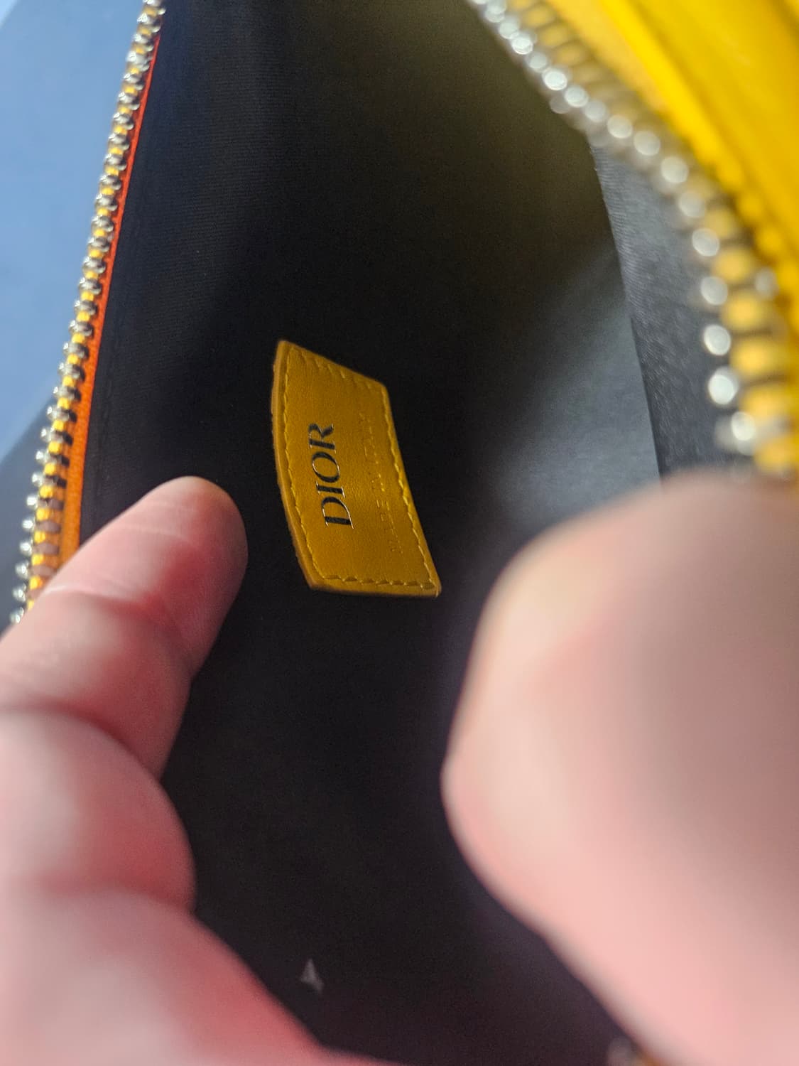 디올 오블리크 옐로우 벨트백 + 풀박스 상품이미지9