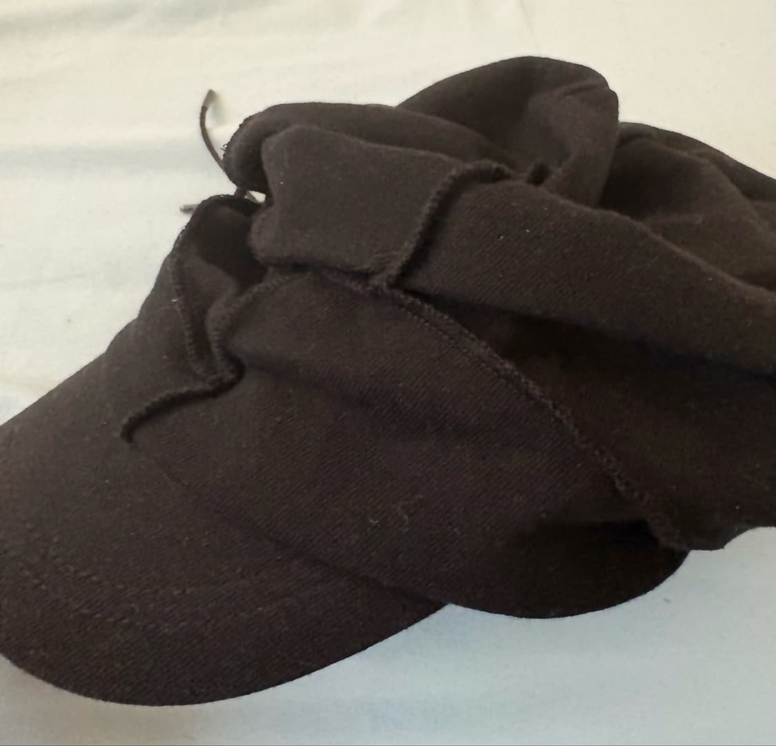 플레어업 모자 soi draped cap 마도로스캡 블랙 상품이미지3