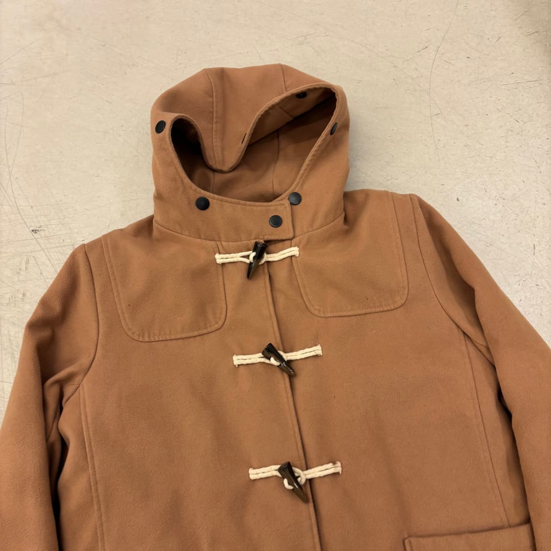 빈티지 브라운 더플코트 상품이미지2