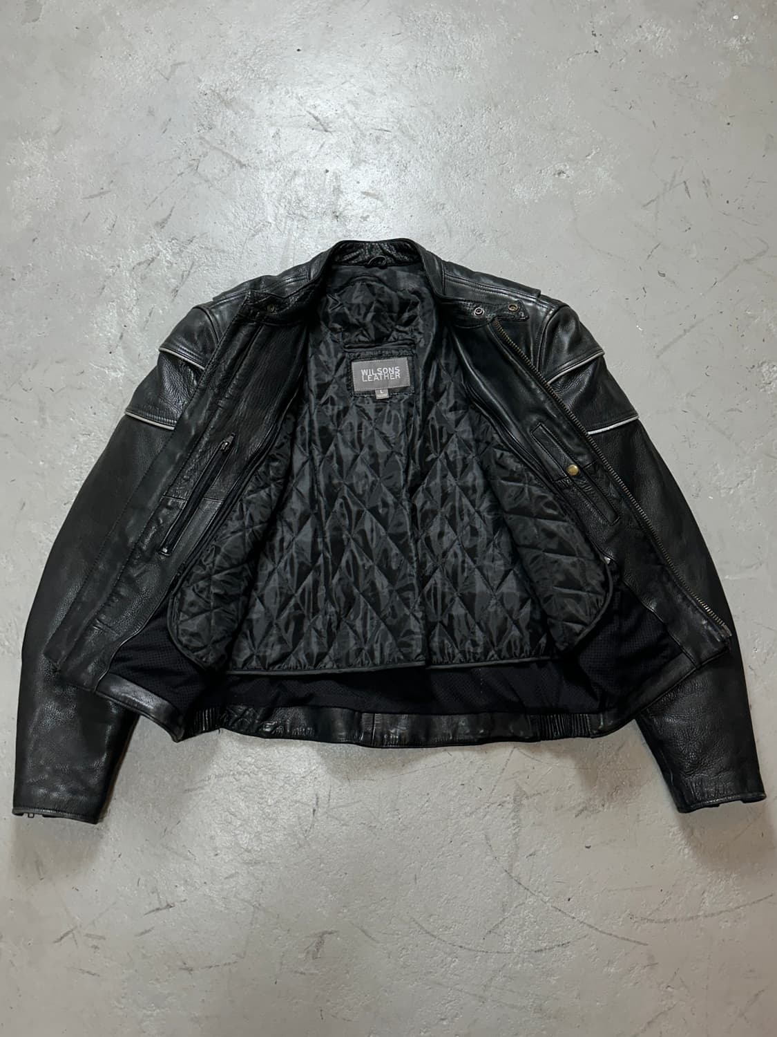 00's 빈티지 그레인 레더 자켓 빈티지 라이더 자켓 상품이미지7