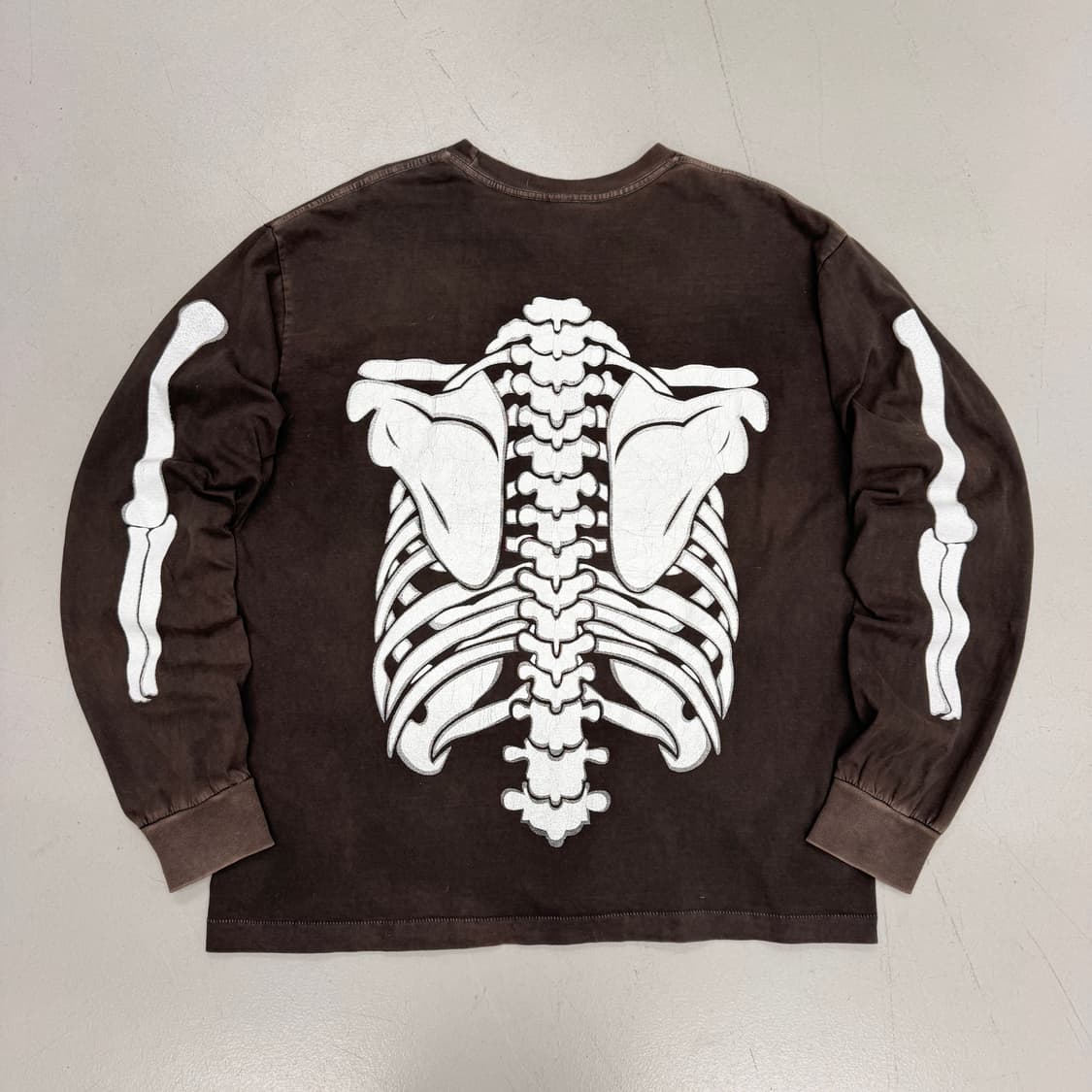 블라인드파일즈 캐피탈맛 뼈 본 스컬 롱슬리브 상품이미지3