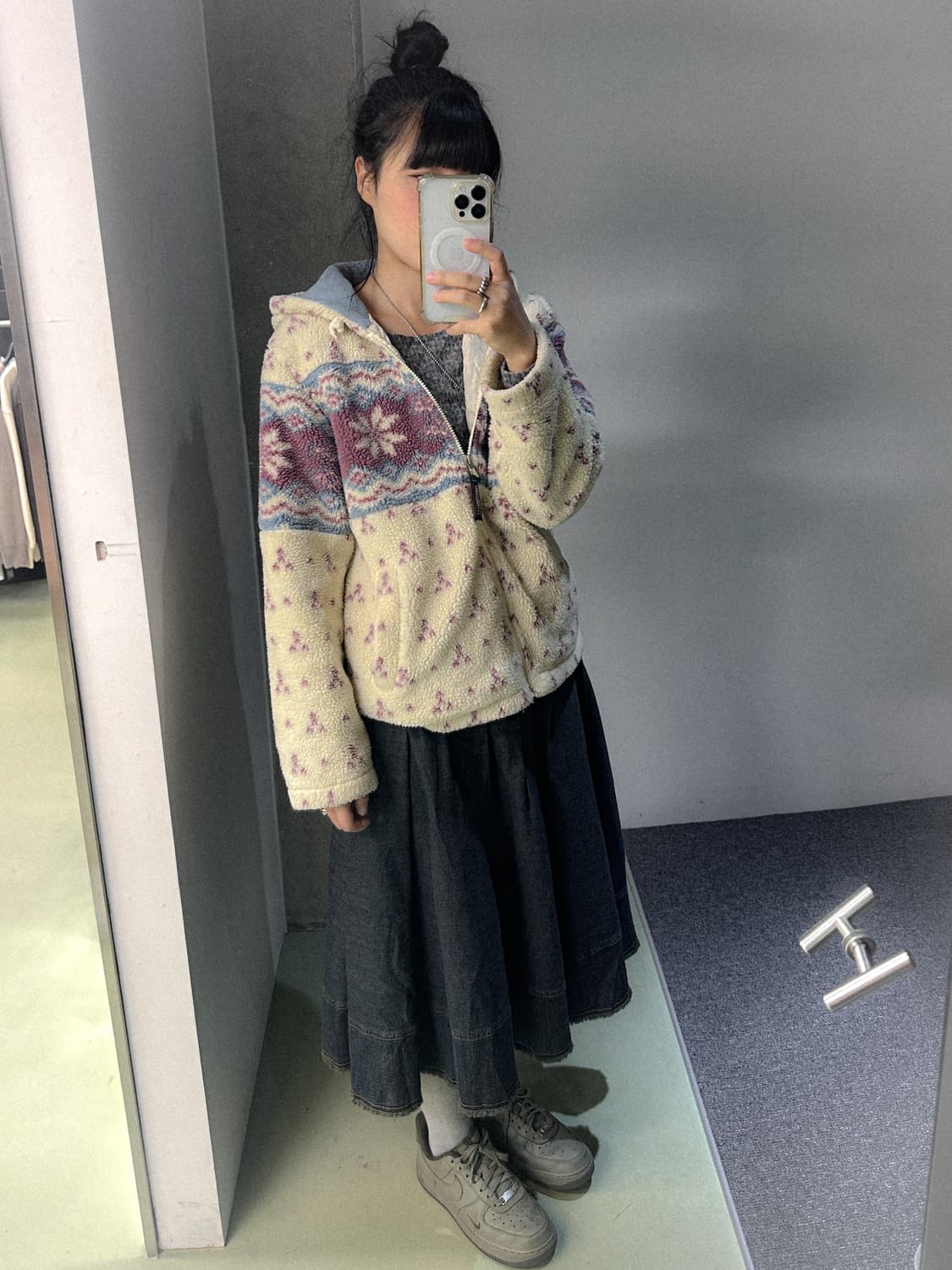 snowflake fleece hd jacket 상품이미지3