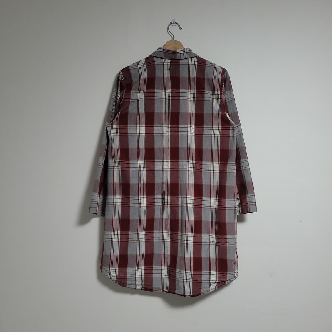 (95) LEVI'S 리바이스 여성 체크 원피스형 셔츠 남방 상품이미지4