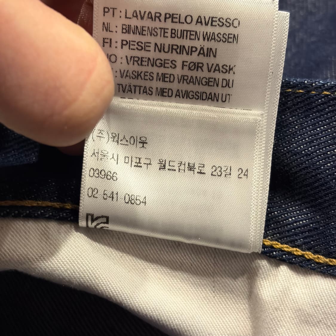 [34] 칼하트 WIP 데님 진청 반바지 팬츠 C657 상품이미지7